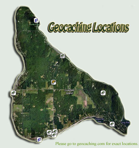 Geocaching on Guemes Island 